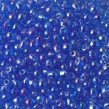 Miyuki drop beads 3,4mm Transparent sapphire ab DP-261